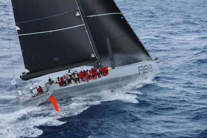 George David's Juan K designed Rambler 88 took Monohull Line Honours for the RORC Caribbean 600. Rambler 88 was approximately four hours short of the monohull race record, set by David's previous yacht, Rambler 100 in 2011 © RORC / Tim Wright / Photoaction.com